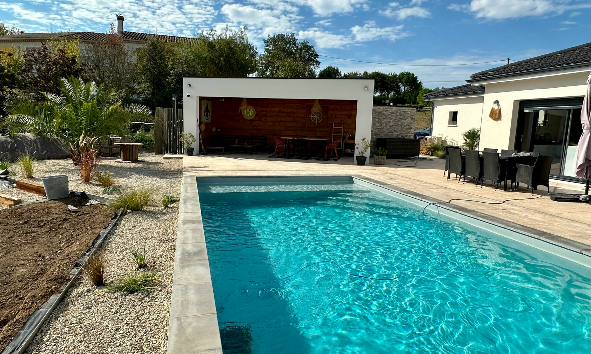 Construction piscine maçonnée Albi Tarn par DCMEV