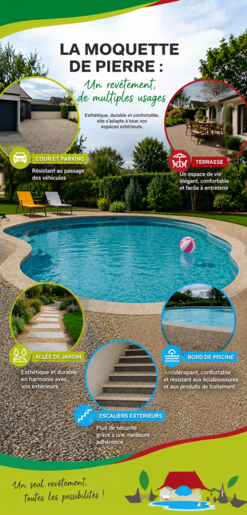 DCMEV moquette de pierre pour de multiples utilisations Albi Tarn