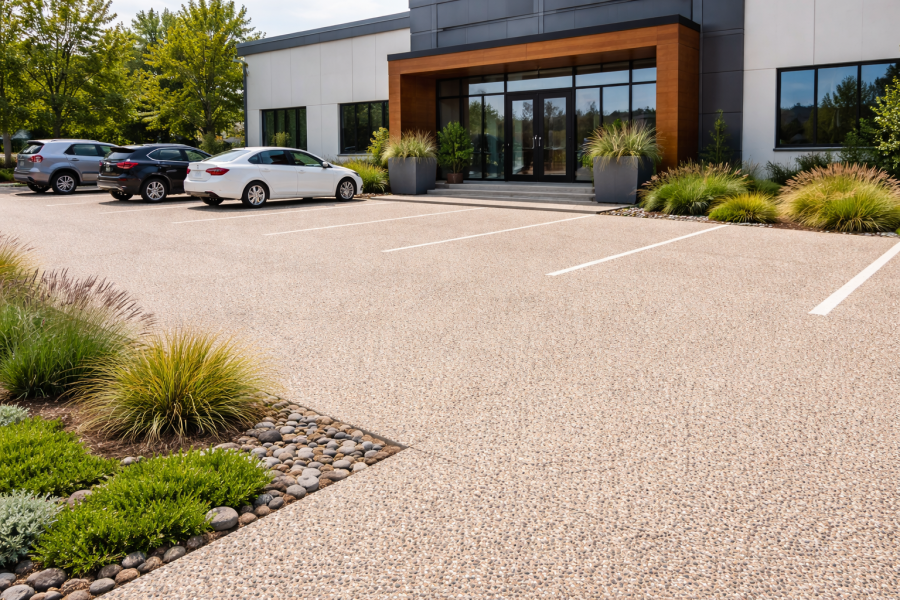 Béton désactivé entreprise parking Tarn Albi DCMEV